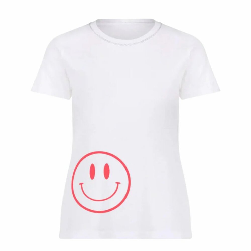 Smile White Tee
